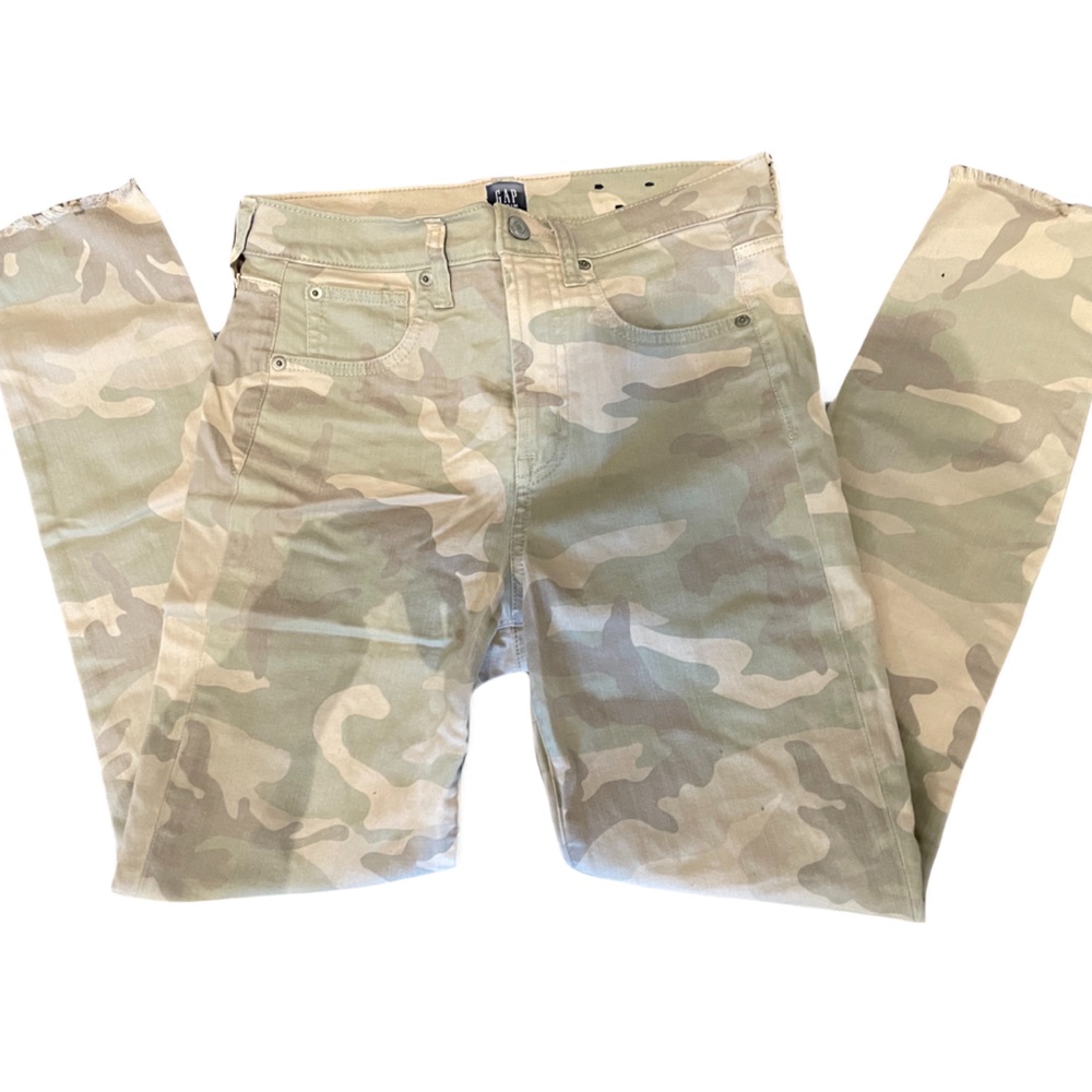 ❤️ GAP TRUE SKINNY CAMOUFLAGE JEANS SIZE 27